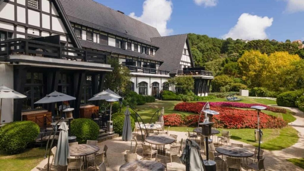 O Encanto dos Jardins do Hotel Ort em Campos do Jordão