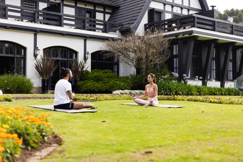 O Encanto dos Jardins do Hotel Ort em Campos do Jordão