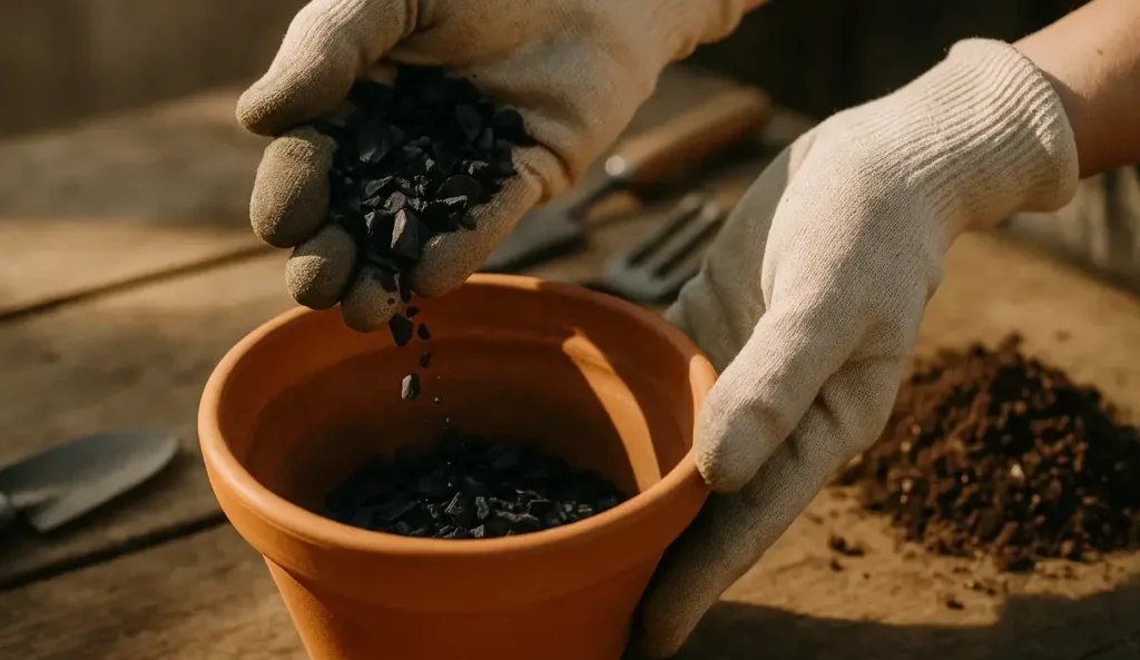 Carvao ativado plantas