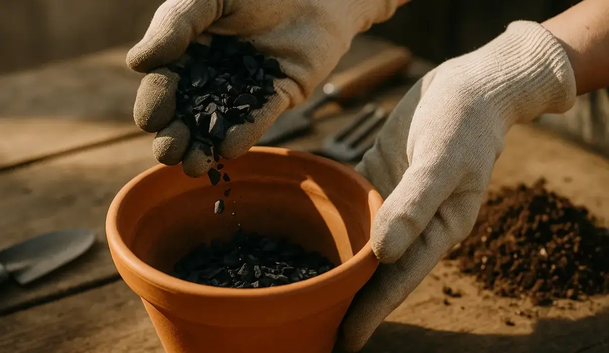 Carvao ativado plantas