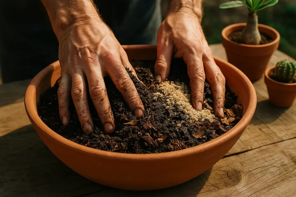 Como preparar o substrato ideal para cactos, rosa-do-deserto e primavera