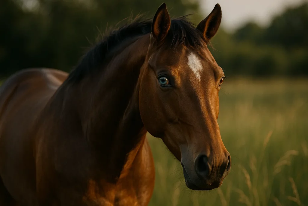 Cavalos com olhos de cores diferentes: conheça a heterocromia