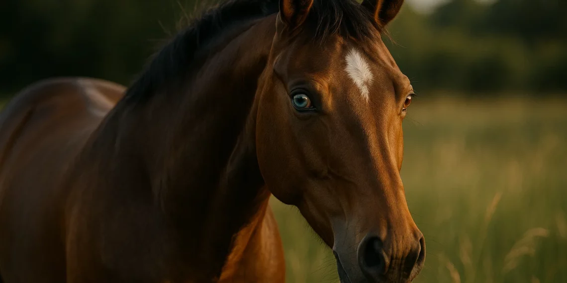 Cavalos com olhos de cores diferentes: conheça a heterocromia