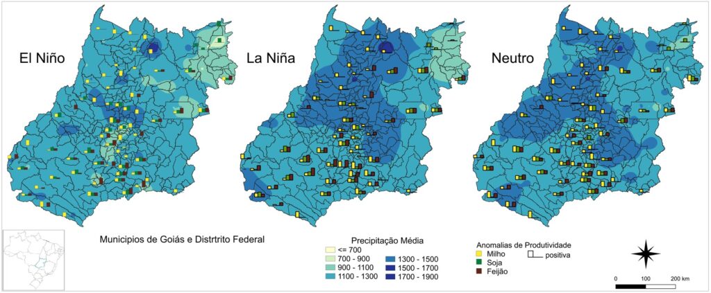 El Niño e La Niña afetam colheitas de grãos no Cerrado
