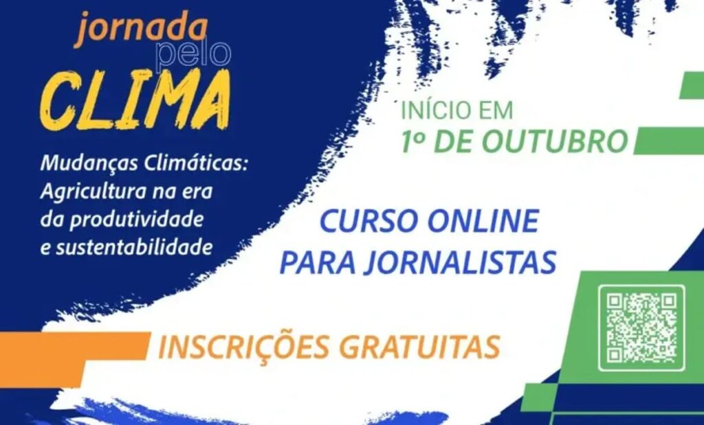 Curso gratuito da Embrapa forma jornalistas para desafios do clima