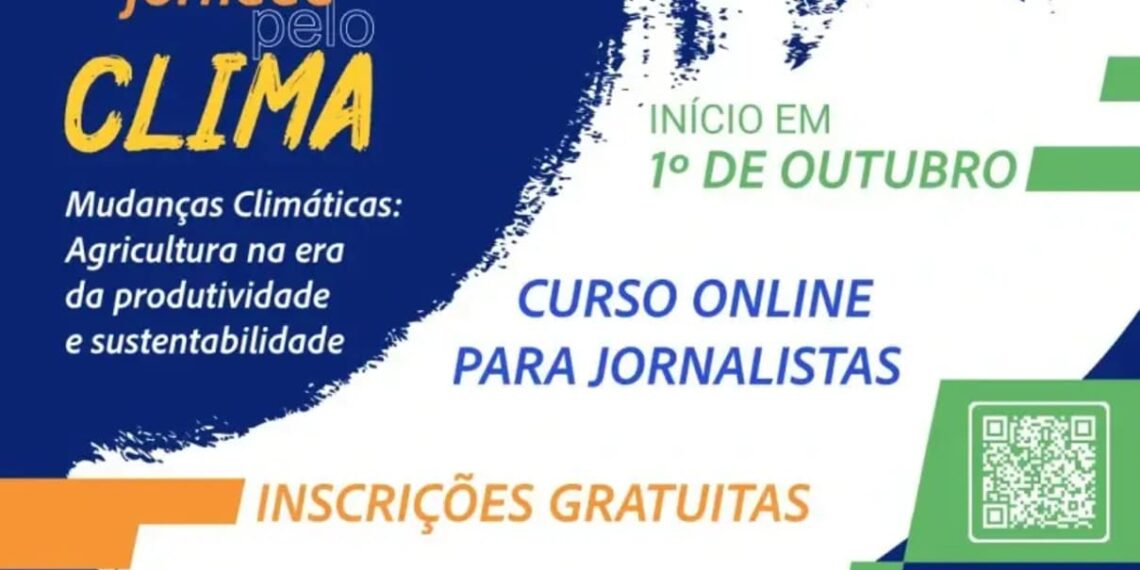 Curso gratuito da Embrapa forma jornalistas para desafios do clima