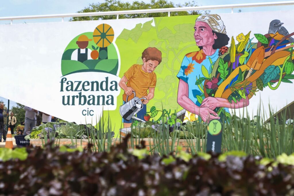 Prefeito Eduardo Pimentel entrega nova Fazenda Urbana na CIC e expande agricultura urbana em Curitiba