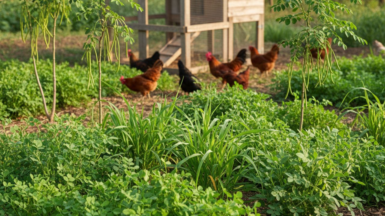O que plantar para alimentar galinhas caipiras