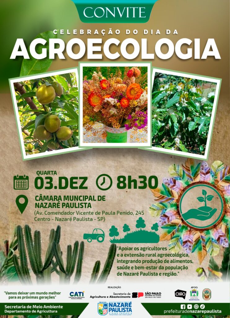 CATI promove ‘Encontro de Agroecologia’ em Nazaré Paulista