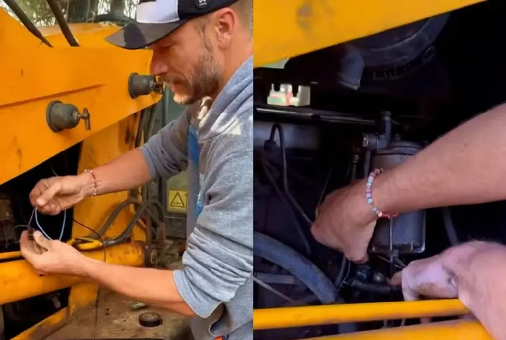 Rodrigo Hilbert conserta trator e internautas reagem: “Já chega, irmão!”