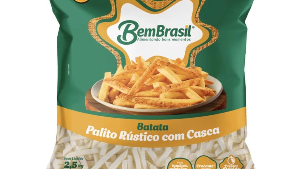 Batata Palito Rústica com Casca: novo lançamento da Bem Brasil une sabor, praticidade e autenticidade