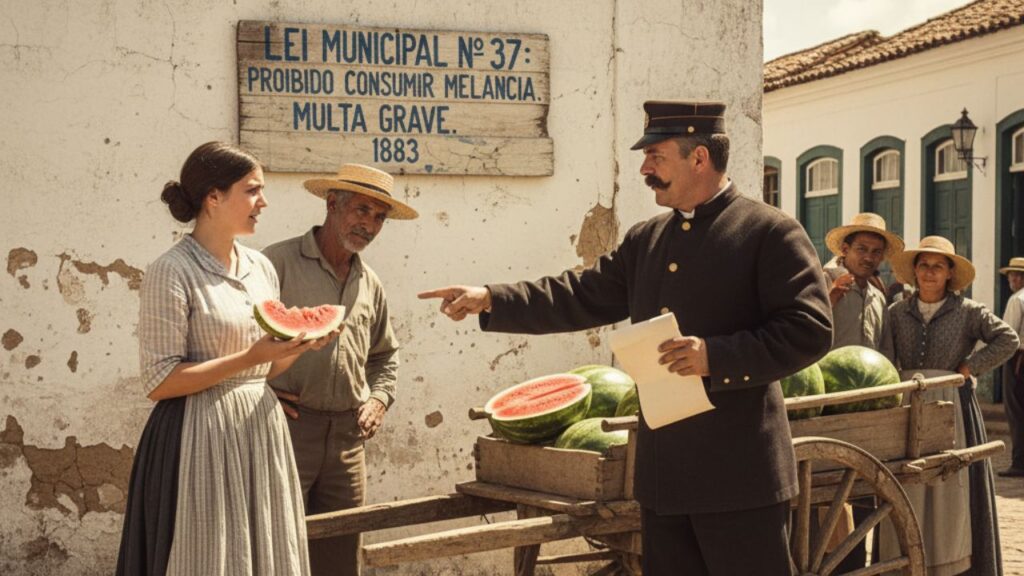 A cidade brasileira onde comer melancia rendia multa: conheça a lei que durou 130 anos.