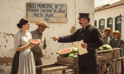 A cidade brasileira onde comer melancia rendia multa: conheça a lei que durou 130 anos.