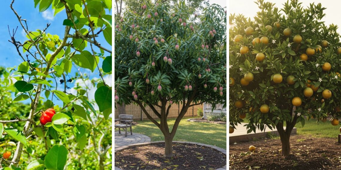 Árvores frutíferas de crescimento rápido para transformar o quintal em um pomar cheio de vida