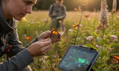 Rastreamento inédito das borboletas-monarca pode mudar tudo o que sabemos sobre sua jornada continental