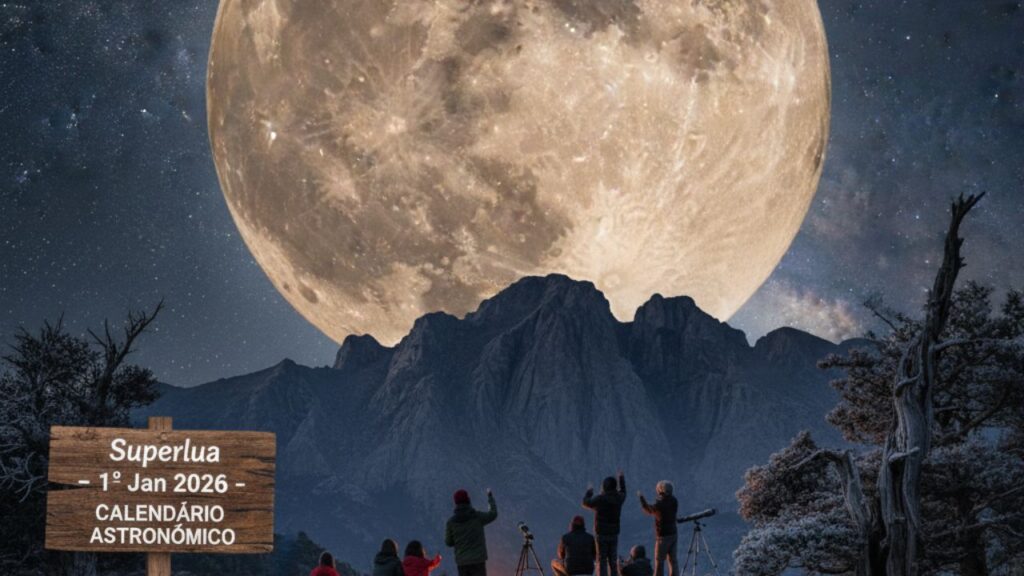 Superlua abre o calendário astronômico de 2026; veja quando observar