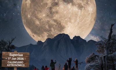 Superlua abre o calendário astronômico de 2026; veja quando observar
