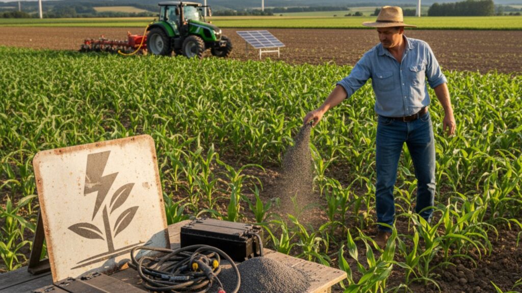 Baterias de carros elétricos podem virar fertilizante agrícola e reduzir dependência de importação