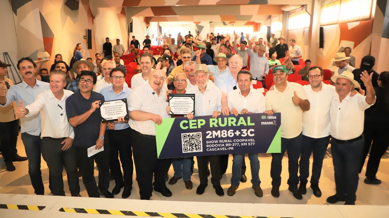 Paraná oficializa CEP Rural e acaba com propriedades “invisíveis” no mapa