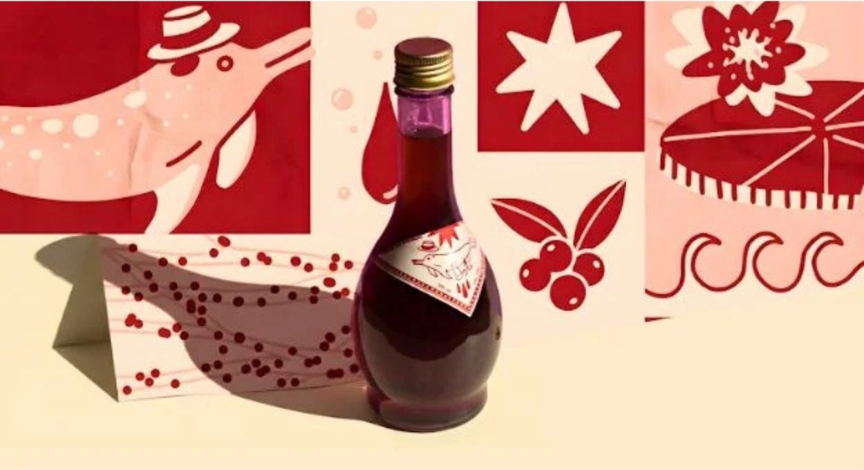 Boto-cor-de-rosa vira licor artesanal de jabuticaba em edição limitada lançada em Curitiba